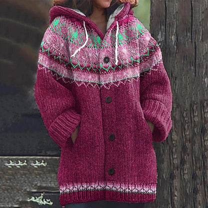 🥰【S-5XL】Nový pohodlný retro svetr kardigan