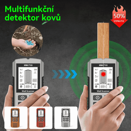 🔍Detektor do zdi 2 v 1 – Vyhni se skrytým kabelům a trubkám!