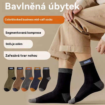 ❤️【1 sada za 10 páry】💥🧦Pánské hřejivé a zápach odpuzující ponožky - odvádějí pot a jsou prodyšné, udržují nohy v suchu a pohodlí