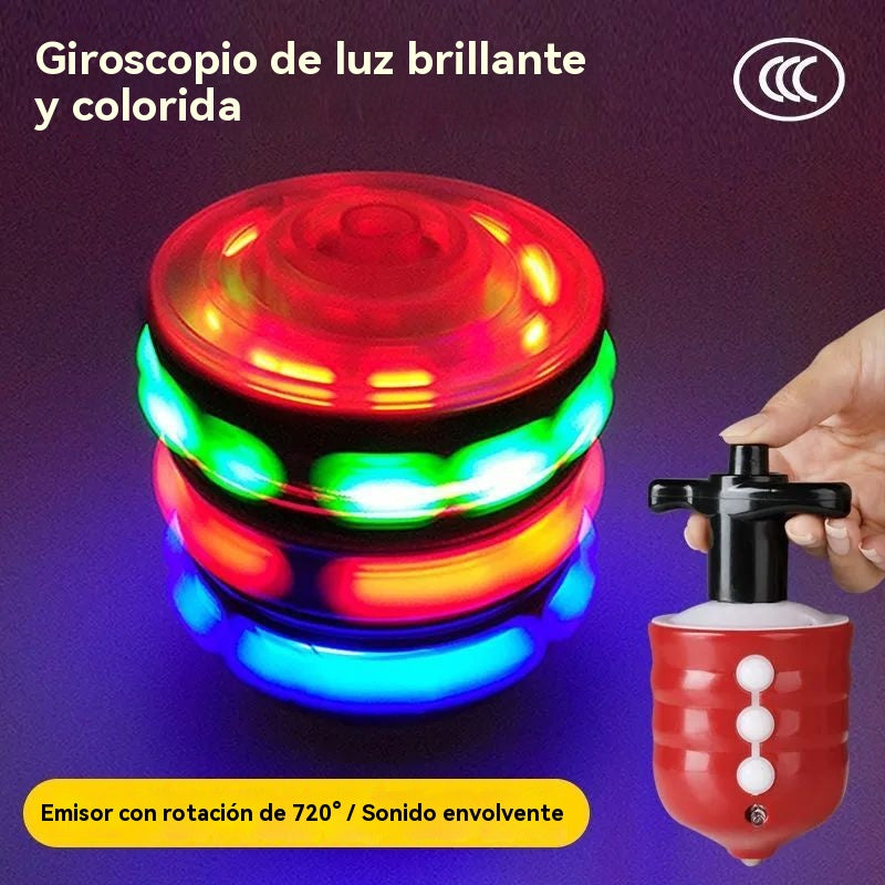 Poslední den! 50% sleva! 🔥Nejžhavější hračka roku 2025🎶🌈 Barevná, svítící, hudební káča