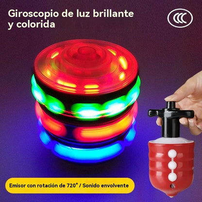 Poslední den! 50% sleva! 🔥Nejžhavější hračka roku 2025🎶🌈 Barevná, svítící, hudební káča