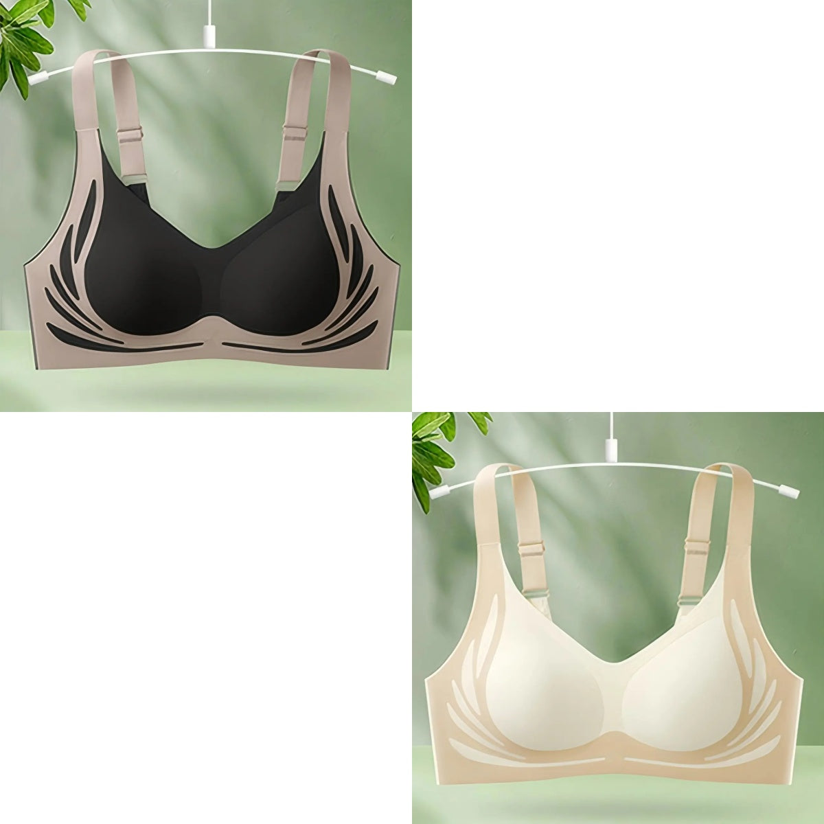 😍【Balení po 2】Bezdrátová podprsenka pro ženy, jednodílná❤️【40-85KG】