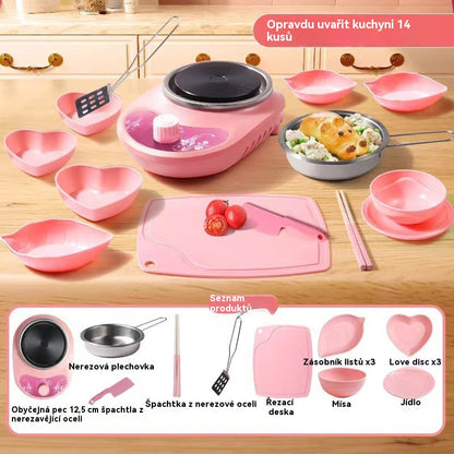 🔥 SLEVA 50%! 🎁 Opravdová dětská minikuchyňská sada na vaření 🍳✨