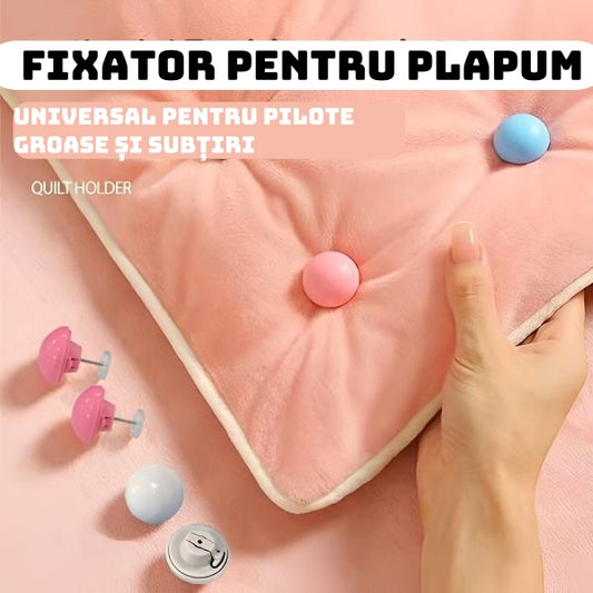 ✨ 【20/40/60 buc】Fixator pentru Plapumă - Stabil și Ușor de Utilizat!📍Universal pentru pilote groase și subțiri-3886420