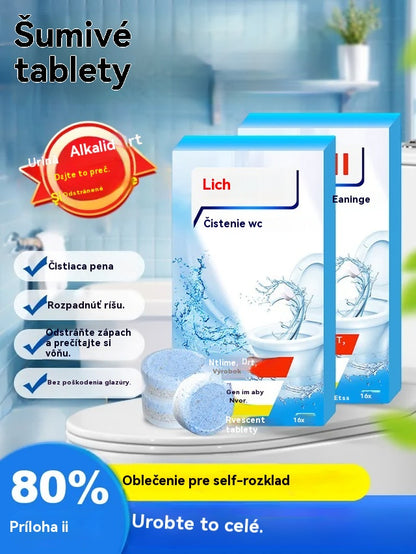 🌟【3 kusy】💦16 tablet v krabici, silná čisticí pěna na toalety