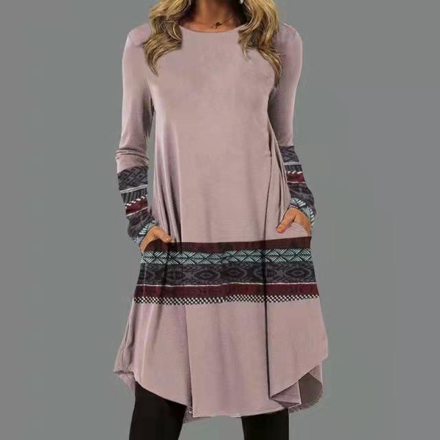 🔥【30% SLEVA】【S-5XL】Etnický štýl vintage šiat s výberom kvetov