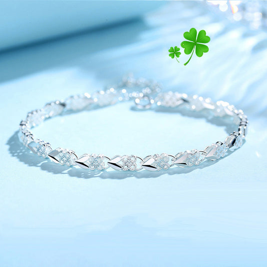 ✨【Cumpărați 1, primiți 1 gratuit】💖Brățară nouă pentru femei, la modă, din argint 925🍀-3887765