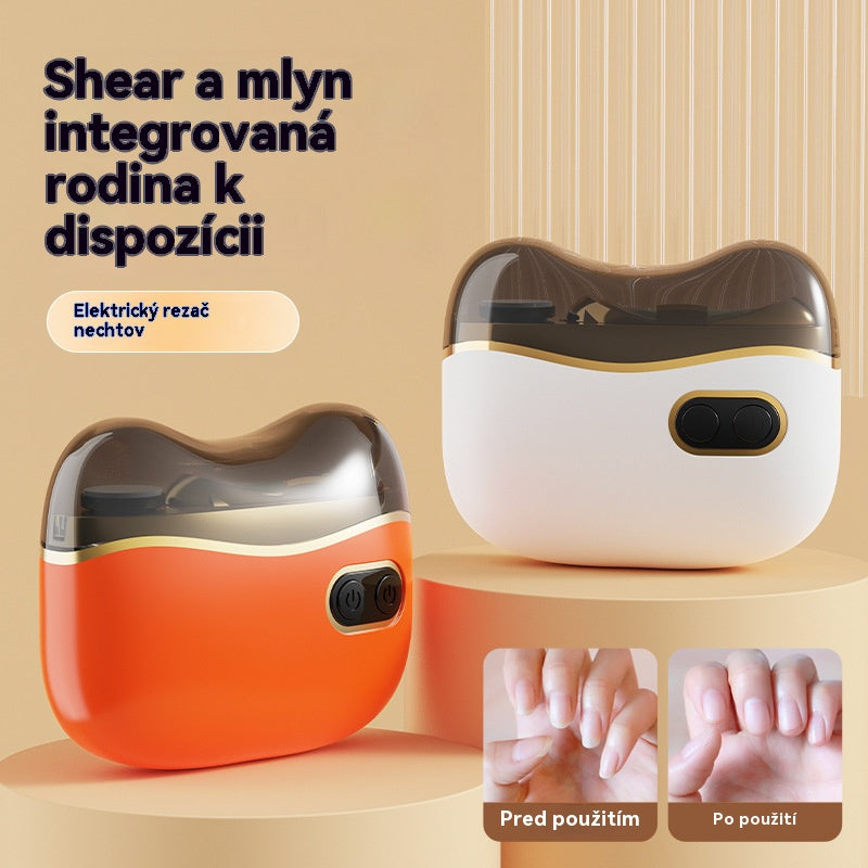 ✂️💅🔥 Multifunkční elektrický pilník na nehty, elektrické kleštičky na nehty s ochranou proti skřípnutí