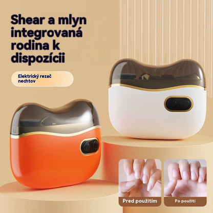 ✂️💅🔥 Multifunkční elektrický pilník na nehty, elektrické kleštičky na nehty s ochranou proti skřípnutí