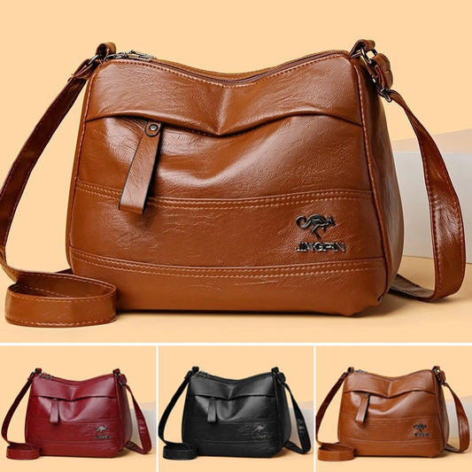 ✨️【HOT SALE！】👜Model nou, geantă de umăr multistratificată, retro și de mare capacitate, la modă și versatilă-3887200