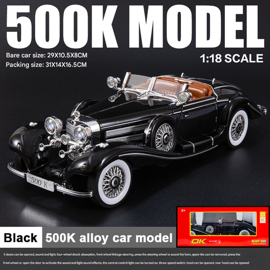 1:28 Alloy Classic Car Vintage 500K Model de mașină-3894628