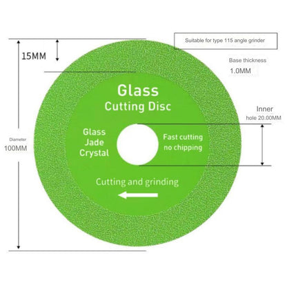 🔥【Sleva - 2 ks】Ultratenký diamantový brusný kotouč na sklo/keramiku/dlaždice
