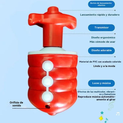 Poslední den! 50% sleva! 🔥Nejžhavější hračka roku 2025🎶🌈 Barevná, svítící, hudební káča