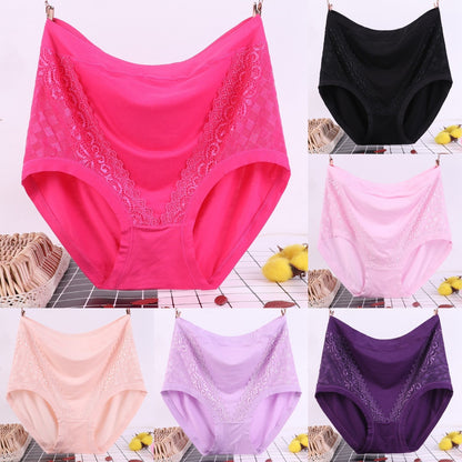 🔥🩲(6ks) Poslední den - sleva 50 % - Antibakteriální kalhotky s vysokým pasem pro kontrolu bříška