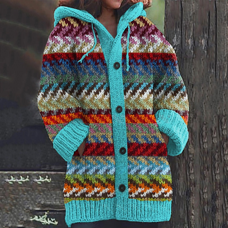 🥰【S-5XL】Nový pohodlný retro svetr kardigan