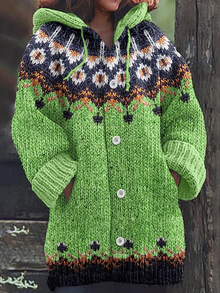 🥰【S-5XL】Nový pohodlný retro svetr kardigan