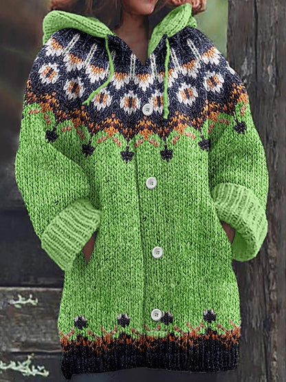 🥰【S-5XL】Nový pohodlný retro svetr kardigan